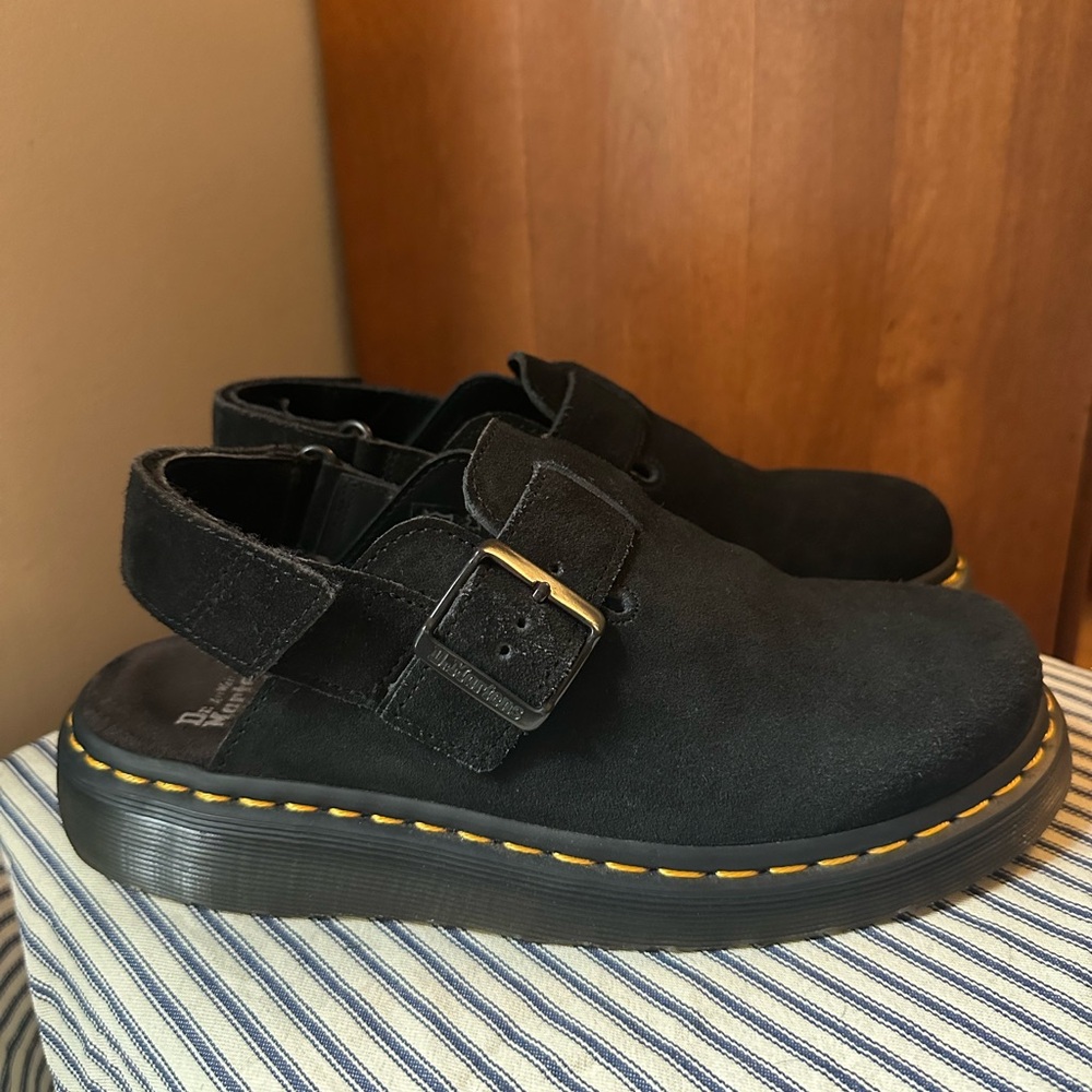 Dr. Martens Black Mules